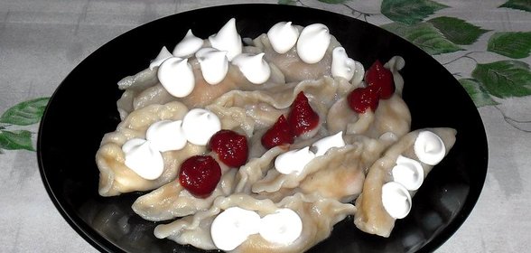 Вареники с сосисками