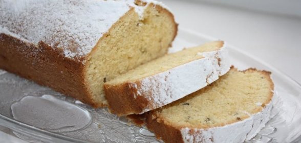 Лавандовый кекс