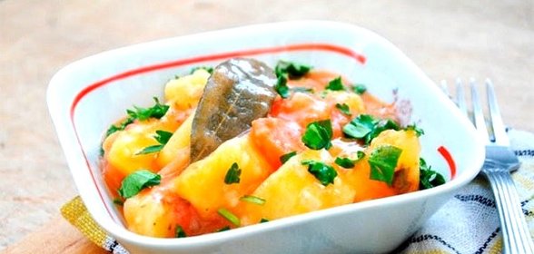 Рагу с картошкой