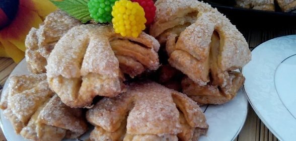 Печенье Гусиные лапки из творога