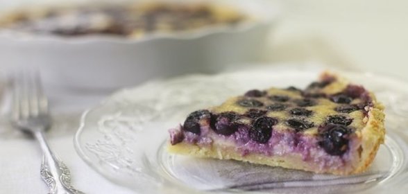 Финский черничный пирог