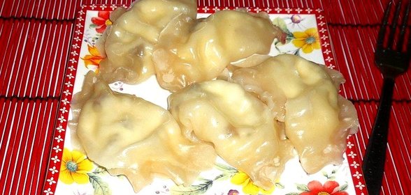 Вареники на пару