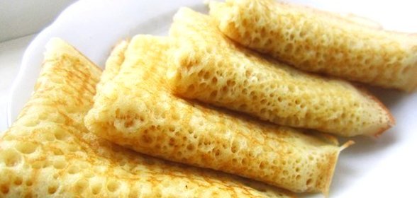Заварные блины на кефире и кипятке