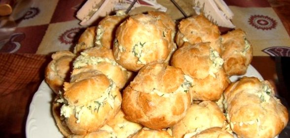 Корзинки из заварного теста