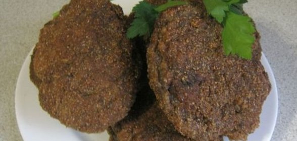 Печеночные котлеты из говяжьей печени