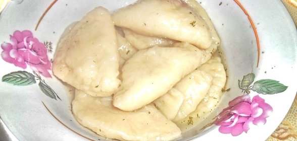 Вареники с картофелем и жареным луком
