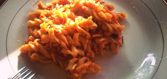Паста с белой фасолью