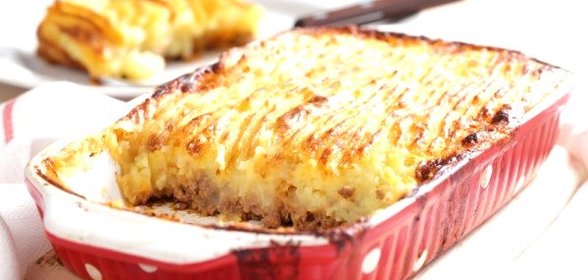 Картофельная запеканка с мясным фаршем
