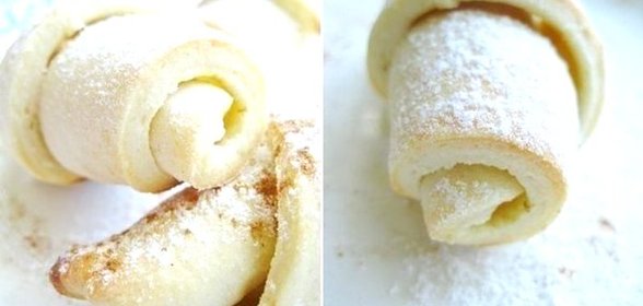 Рогалики из творожного теста