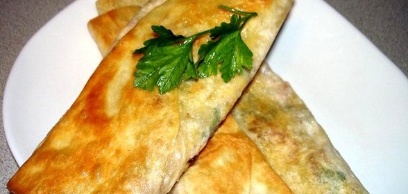 Лаваш с колбасой и сыром