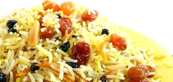 Вегетарианский плов с сухофруктами
