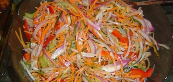 Салат Любимая метелочка