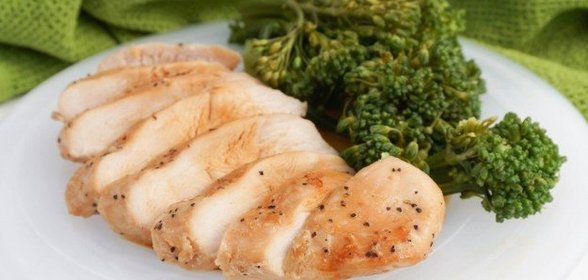 Куриная грудка, маринованная в соевом соусе