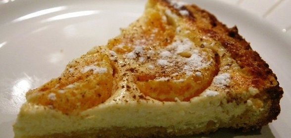 Творожный пирог с мандаринами