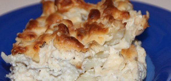 Капуста, запеченная под соусом