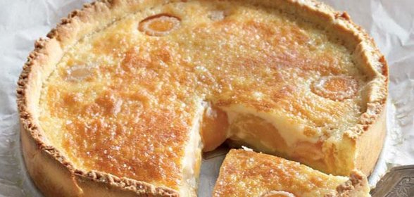 Рассыпчатый абрикосовый торт