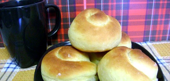 Лимонные булочки на кукурузной муке