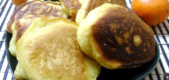 Кукурузные оладьи на ряженке
