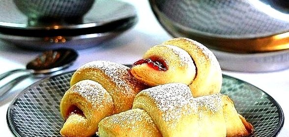 Рогалики на сметане