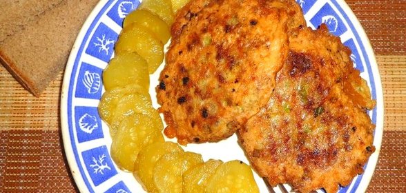 Картофельные лепешки с зеленым луком