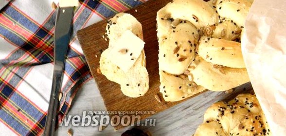 Французский батон с семечками