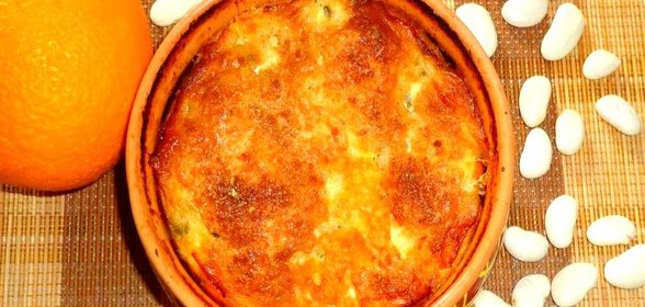 Овощная запеканка с фасолью