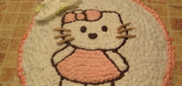 Торт на день рождения девочке 4 года