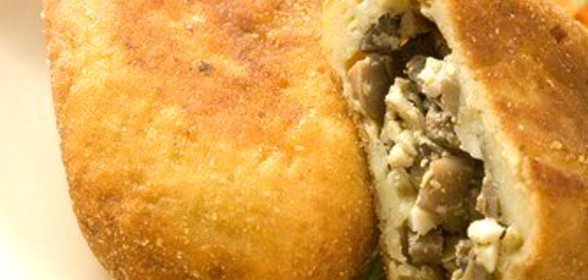 Картофельные пирожки с грибами
