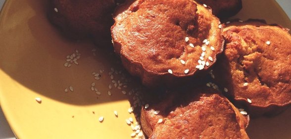 Морковные кексы с овсяными хлопьями