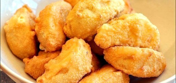 Яблоки в кляре и карамели