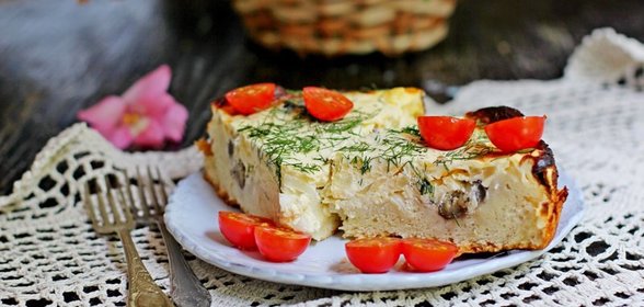 Пирог с баклажанами