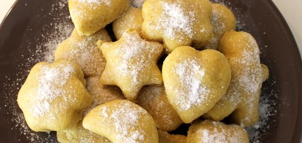 Мягкое апельсиновое печенье без яиц