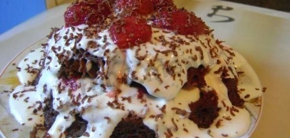 Торт Минутка с какао в микроволновке