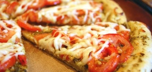 Пицца без дрожжей на молоке