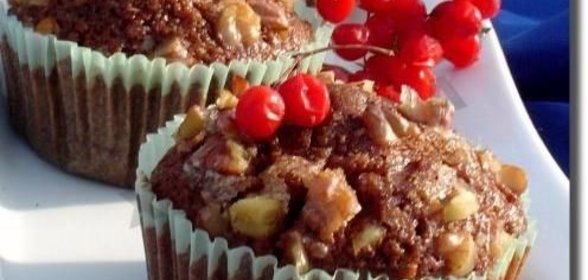 Кексы тыквенные с орехами и корицей