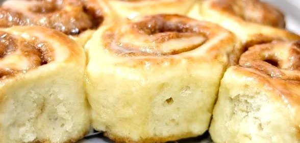 Булочки с корицей и пахтой