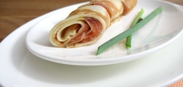 Рулетики из блинчиков с начинкой