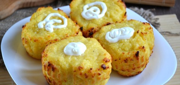 Творожные маффины