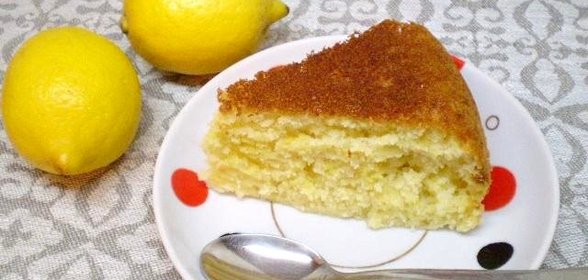 Пирог лимонный в мультиварке