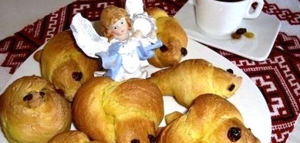 Постные булочки Жаворонки