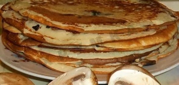 Блины теремок с припеком