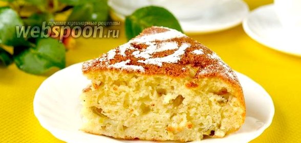 Яблочный манник в мультиварке
