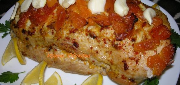 Филе индейки в апельсиновой глазури