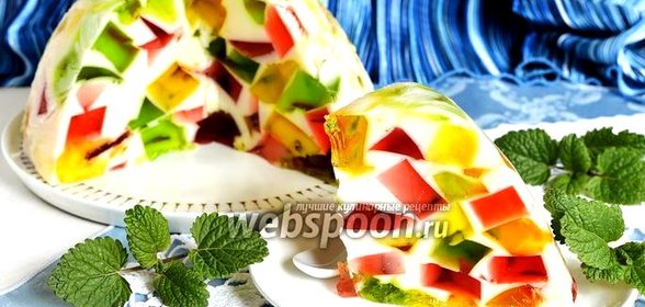 Торт Битое стекло со сметаной