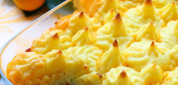 Картофельная запеканка с зимними овощами