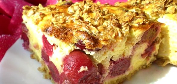 Творожно-овсяная запеканка