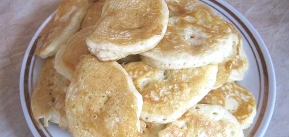 Оладьи пышные на кефире