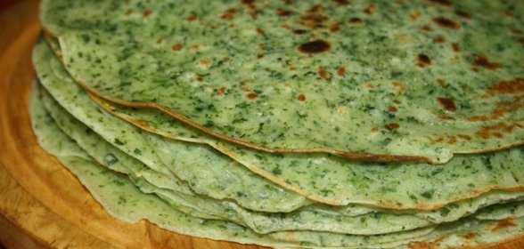 Шпинатные блинчики