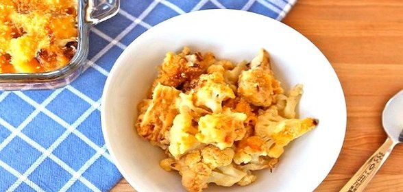 Запеканка из цветной капусты с сыром