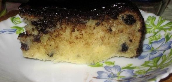 Бисквит на кефире в мультиварке